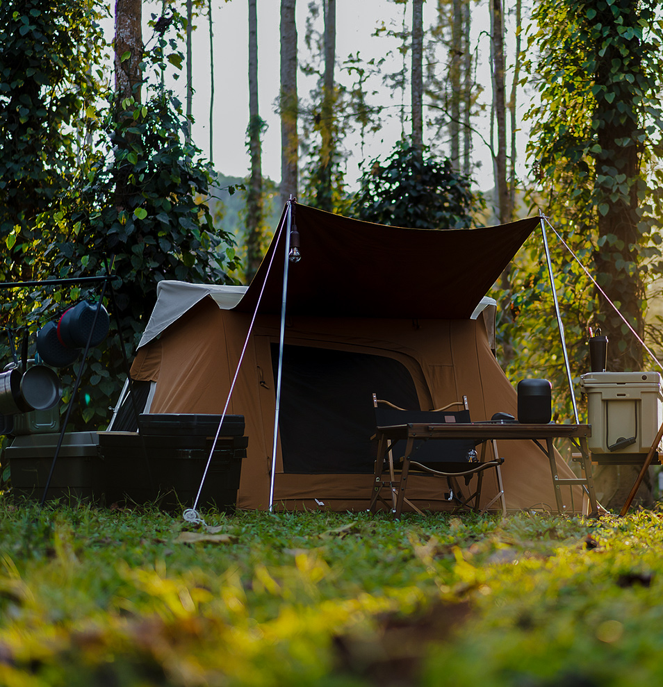 Equipamento de acampamento