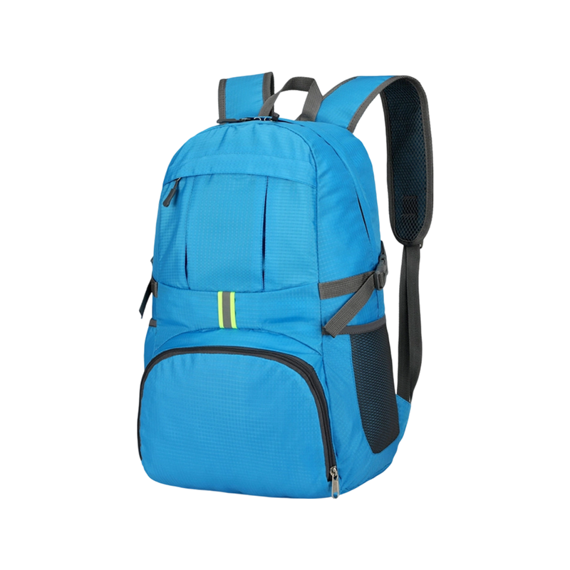 Mochila dobrável ultraleve para caminhadas ao ar livre, mochila de grande capacidade