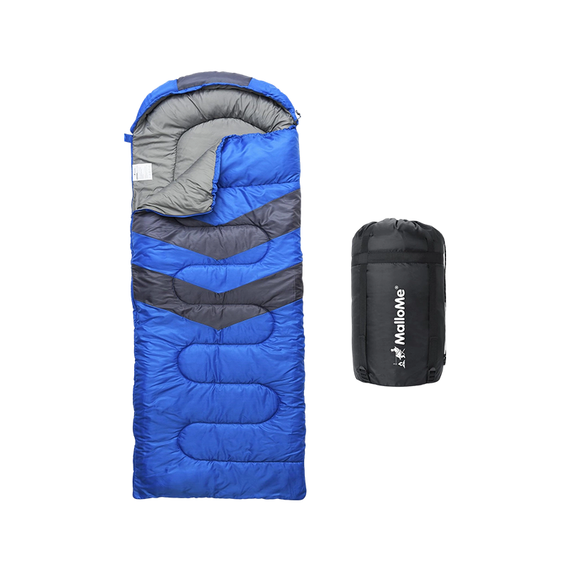 Saco de dormir estilo envelope para outono e inverno, saco de dormir de acampamento, saco de dormir de algodão oco, saco de dormir para cochilo