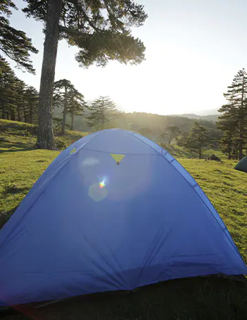 Equipamento de acampamento